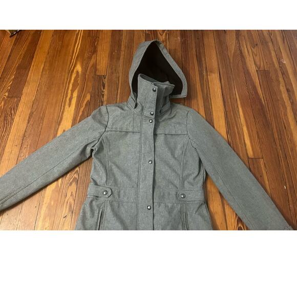 Johnston and Murphy Gray Womens Jacket Small Hoodie in good condition. - Picture 6 of 7